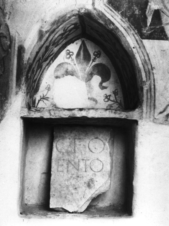 nicchia - ambito laziale (fine/inizio secc. XII/ XIII)