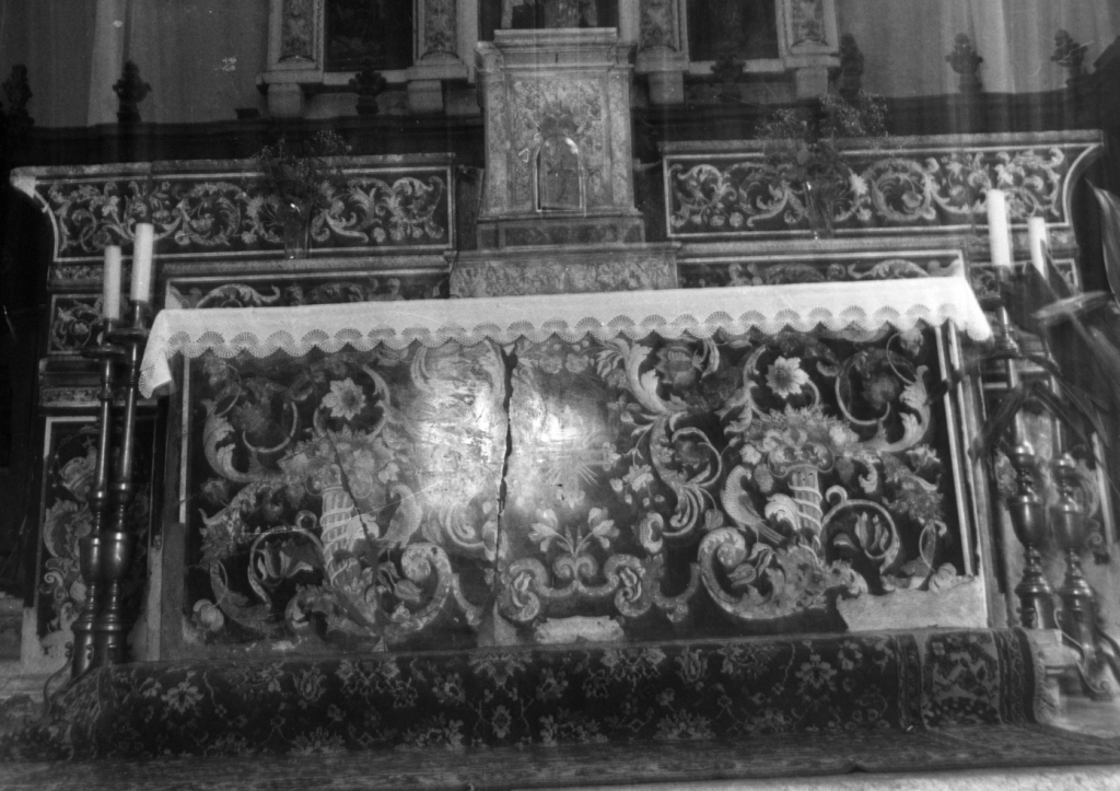 altare maggiore - ambito napoletano (sec. XVIII)