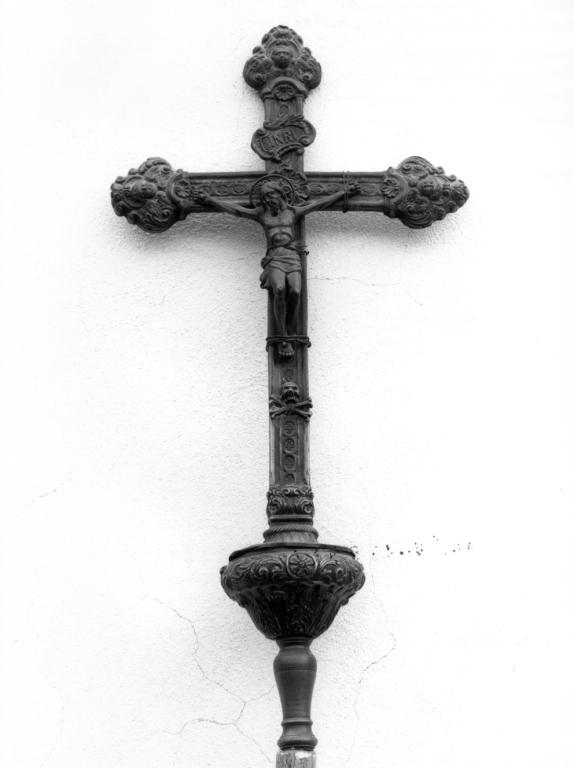 croce processionale - ambito laziale (inizio sec. XIX)