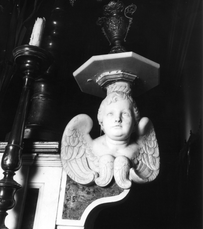 candeliere da parete, coppia - ambito napoletano (fine/inizio secc. XVIII/ XIX)