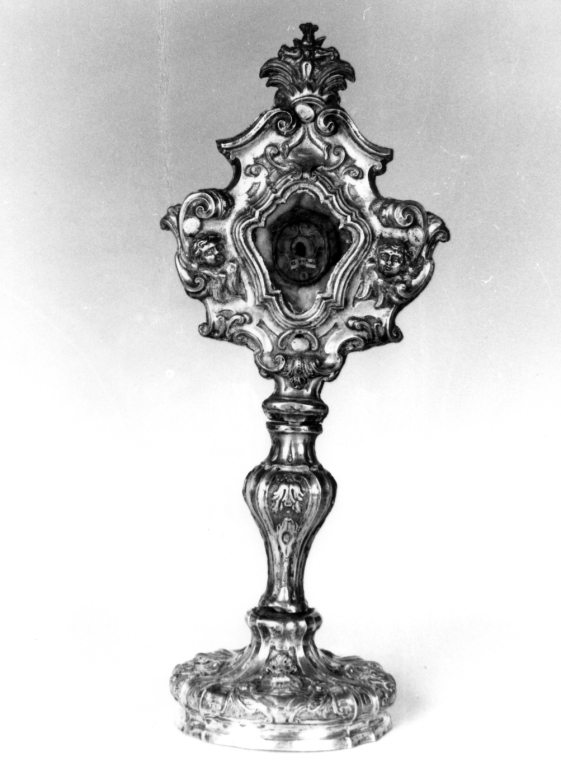 reliquiario - a ostensorio - ambito napoletano (metà sec. XVIII)