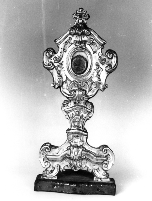reliquiario - a ostensorio - ambito napoletano (metà sec. XVIII)
