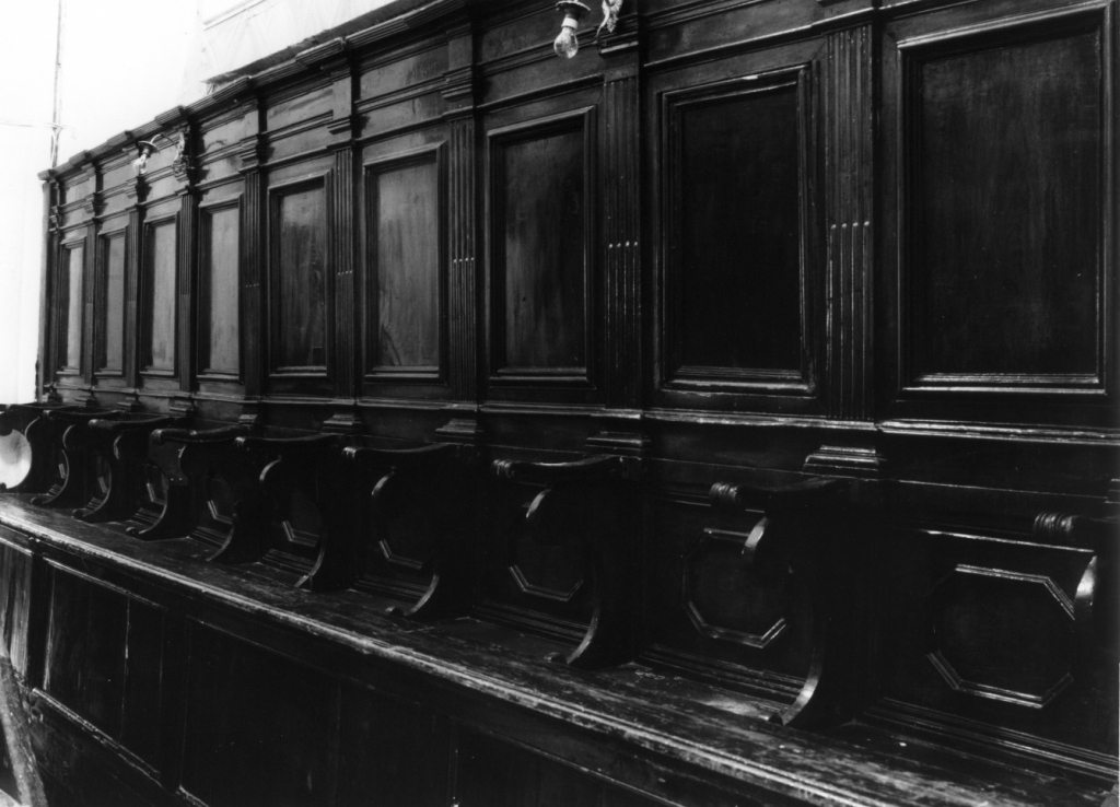 stalli del coro di Petrillo Giuseppe (sec. XVIII)