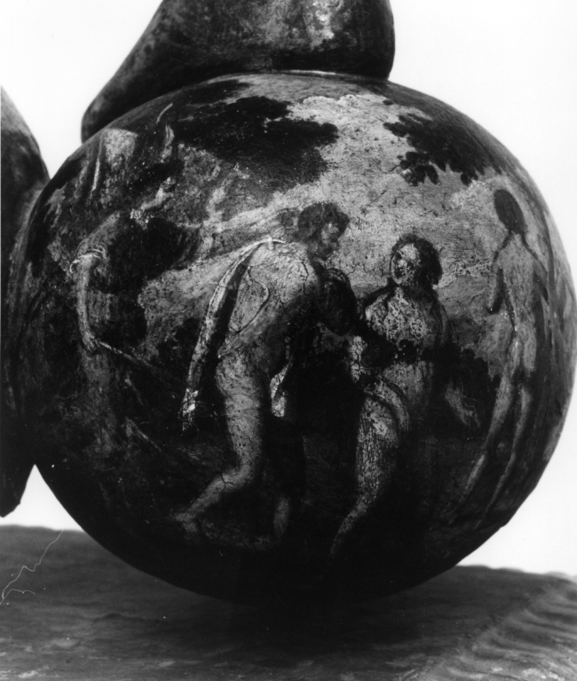 Eva sorge dal corpo di Adamo (dipinto) - ambito napoletano (sec. XVIII)