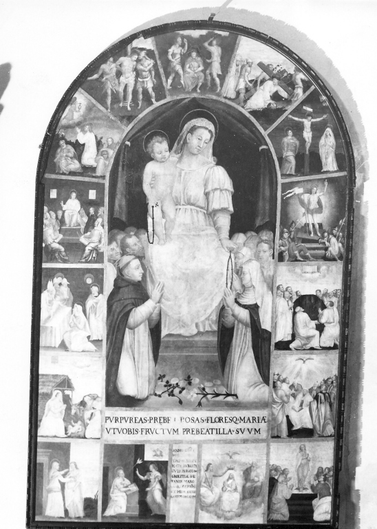 natività di Gesù (dipinto) - ambito napoletano (sec. XVI)