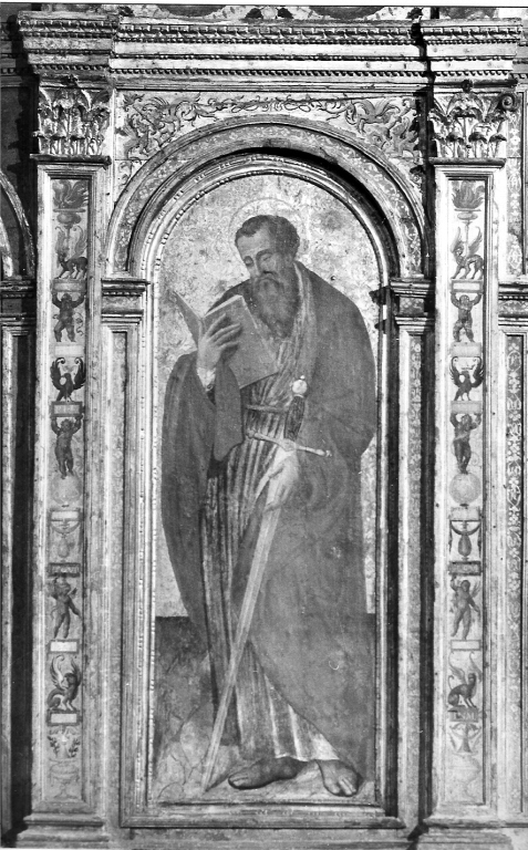 San Paolo Apostolo (scomparto di polittico) di Giulio Perino d'Amelia (sec. XVI)