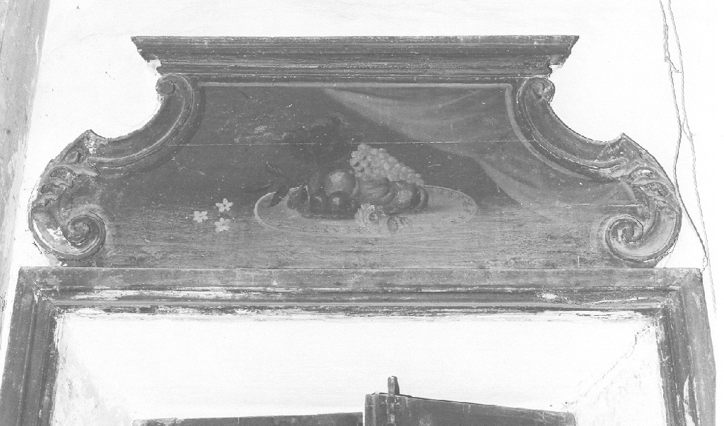 sovrapporta - ambito laziale (fine sec. XVIII)