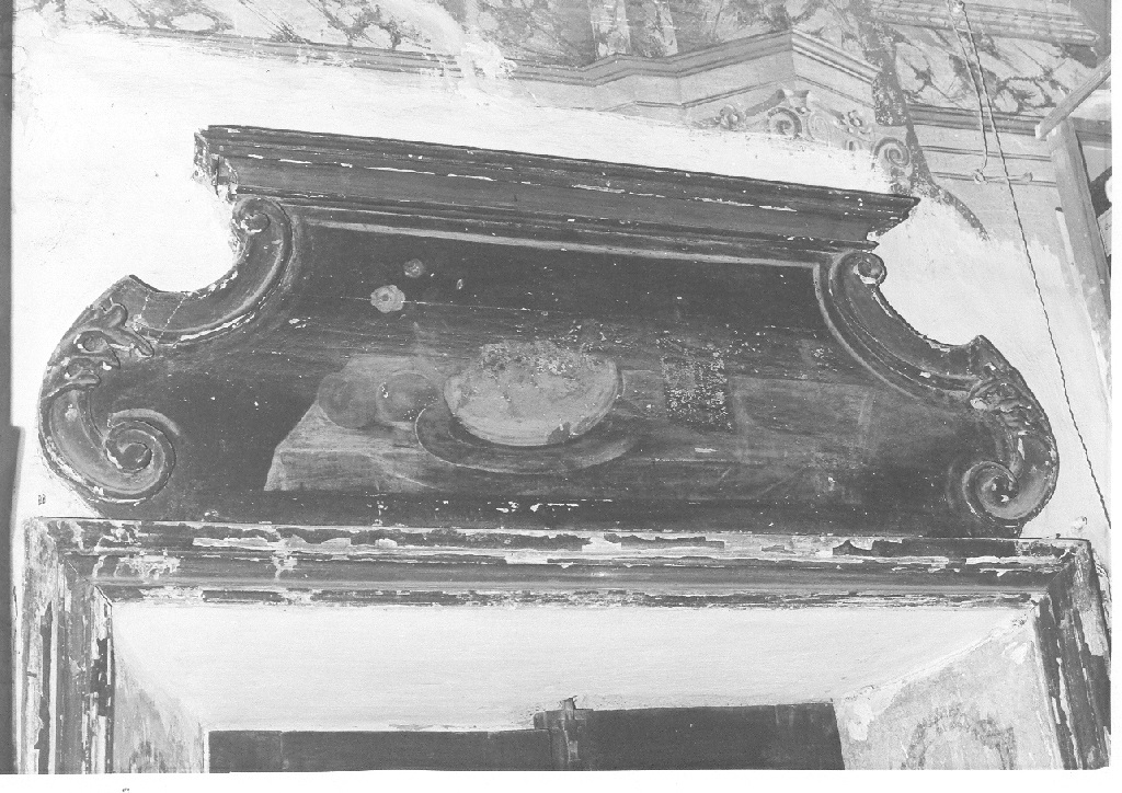 sovrapporta - ambito laziale (fine sec. XVIII)