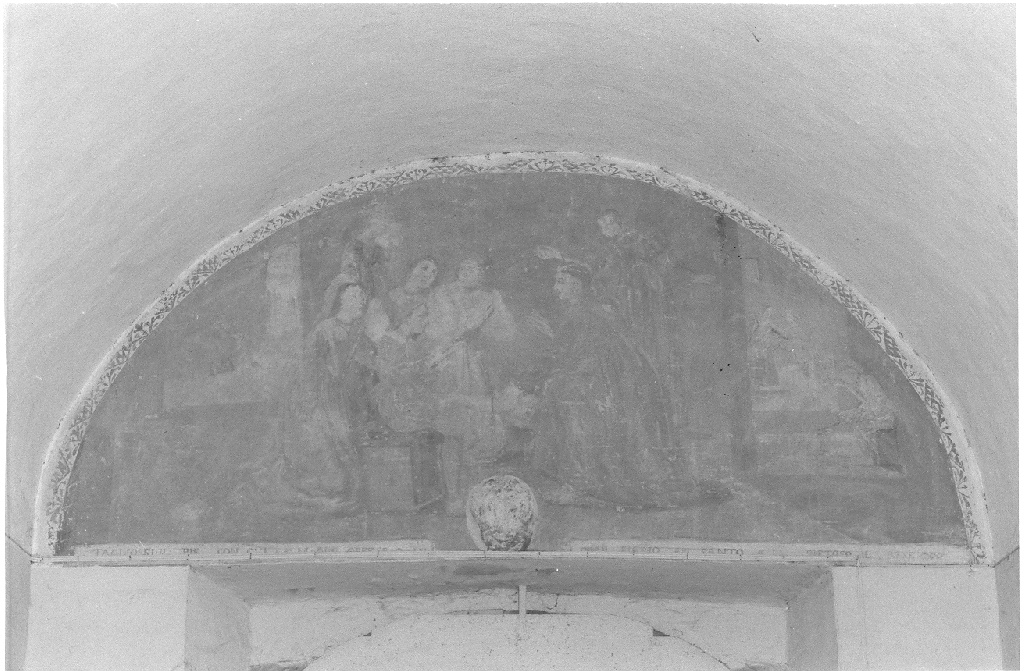 Scene della vita di San Francesco e di Sant'Antonio da Padova (dipinto, complesso decorativo) - ambito laziale (seconda metà sec. XVII)