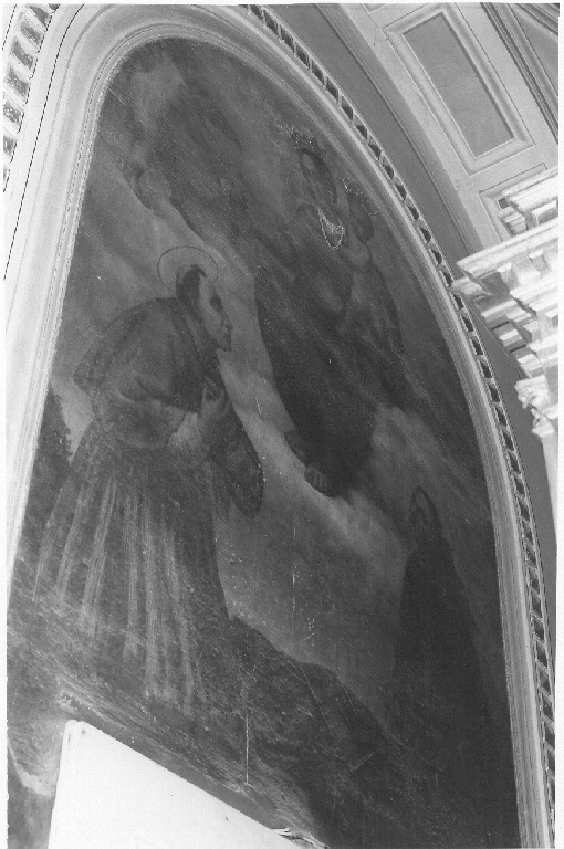 Madonna del Carmelo e i Santi Carlo Borromeo e Antonio da Padova (dipinto) - ambito laziale (prima metà sec. XVII)