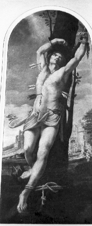 San Sebastiano (dipinto) di Panico Antonio M (inizio sec. XVII)