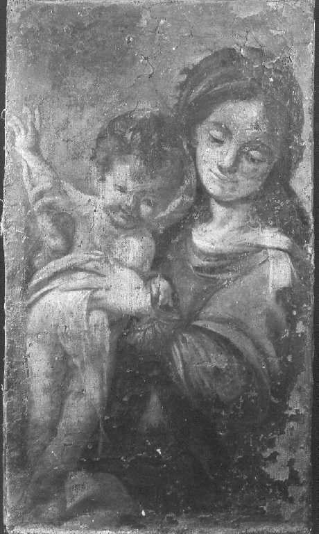 Madonna di Costantinopoli, Madonna con Bambino (dipinto) - ambito laziale (sec. XVIII)