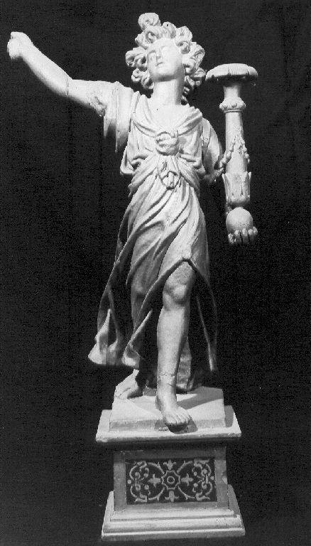 candelabro - a statua - ambito laziale (sec. XVI)