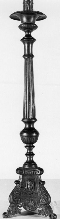 candeliere d'altare, serie - ambito Italia centrale (fine/inizio secc. XVIII/ XIX)