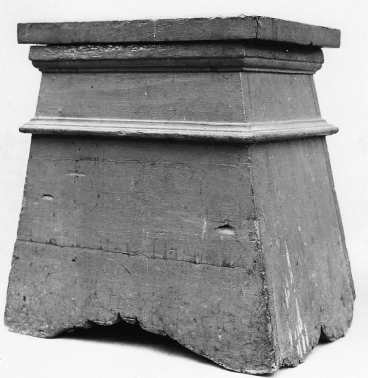 sgabello - ambito viterbese (sec. XVIII)