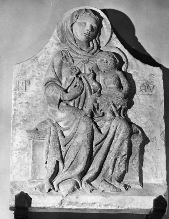 Madonna con Bambino (rilievo) - ambito viterbese (prima metà sec. XV)