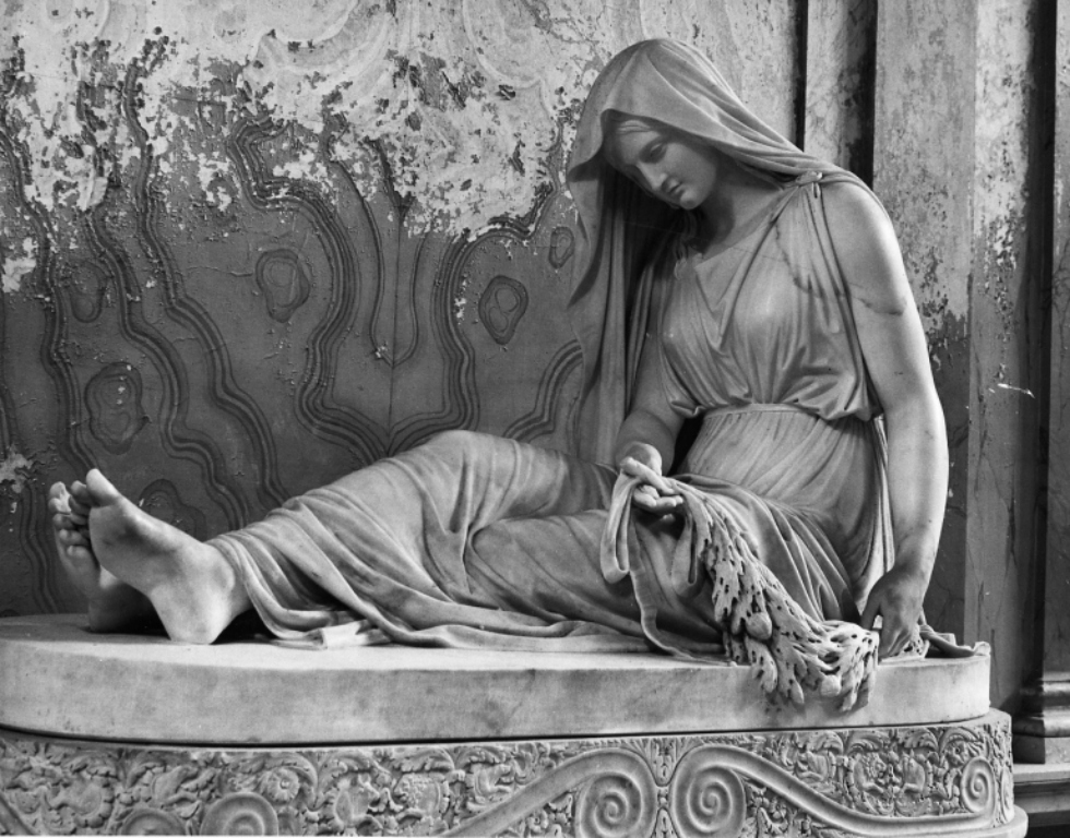 figura allegorica femminile (scultura) di Laboureur Alessandro Massimiliano (sec. XIX)