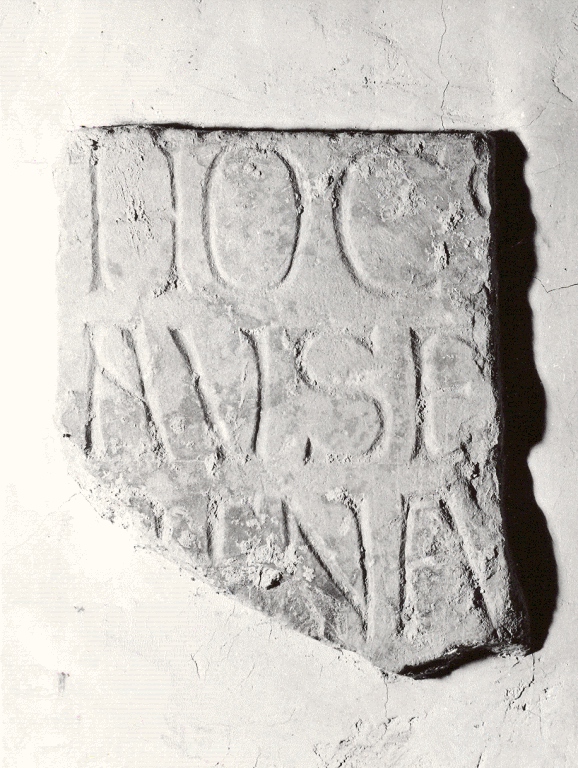 lapide, frammento - ambito cassinese (sec. XII)