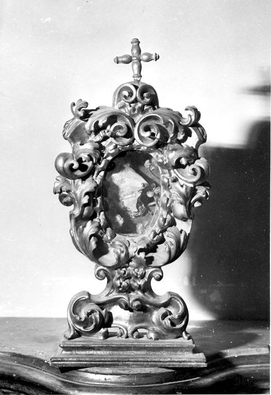 reliquiario - a ostensorio, coppia - ambito Italia centrale (fine sec. XVIII)