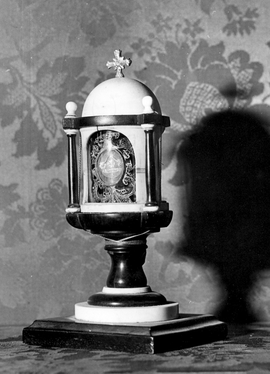 reliquiario - ambito cassinese (prima metà sec. XIX)