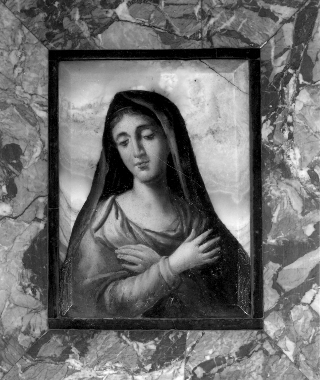 Madonna annunciata (dipinto) - ambito napoletano (seconda metà sec. XVII)