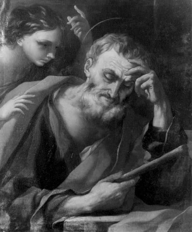 sogno di San Giuseppe (dipinto) di Malinconico Nicola (fine/inizio secc. XVII/ XVIII)