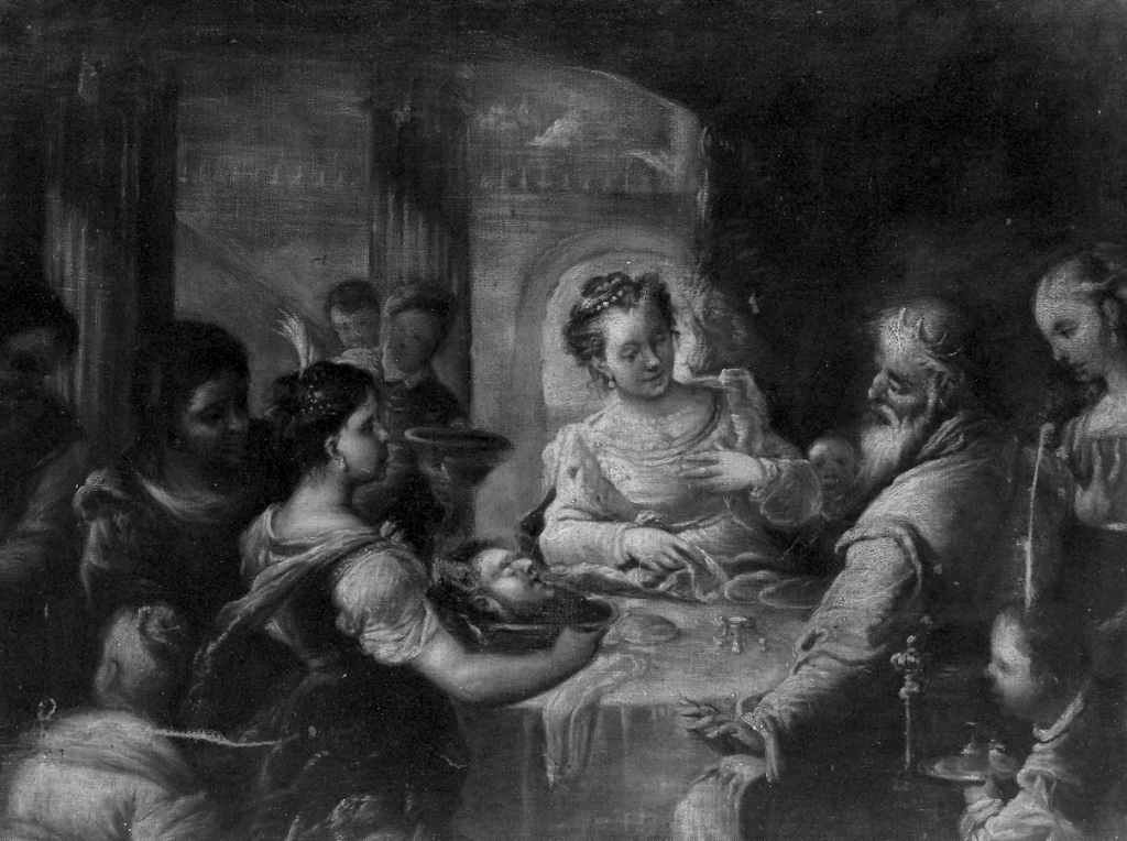 banchetto di Erode (dipinto) di Giordano Luca (scuola) (seconda metà sec. XVII)