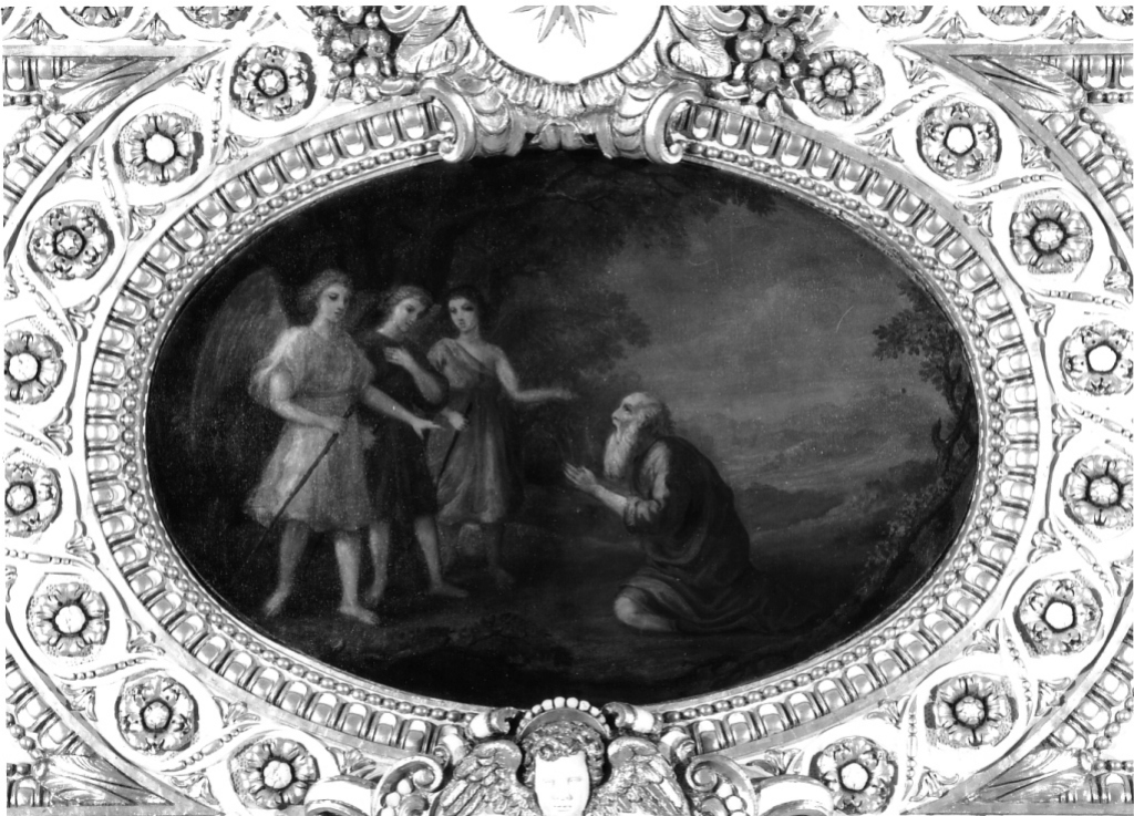 Abramo e i tre angeli (dipinto) - ambito napoletano (prima metà sec. XVIII)