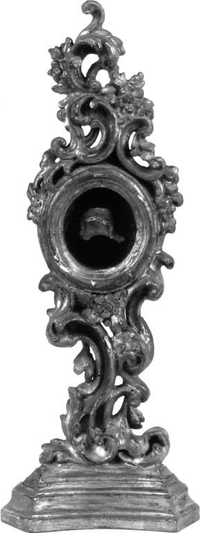 reliquiario - a ostensorio - ambito Italia centrale (sec. XVIII)