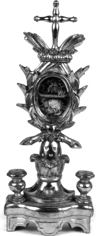 reliquiario - a ostensorio - ambito napoletano (sec. XVIII)