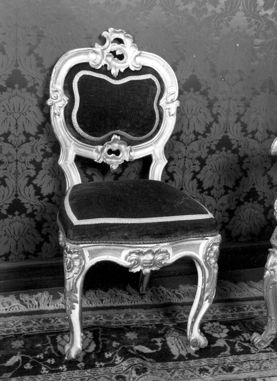 sedia, serie - manifattura italiana (seconda metà sec. XIX)