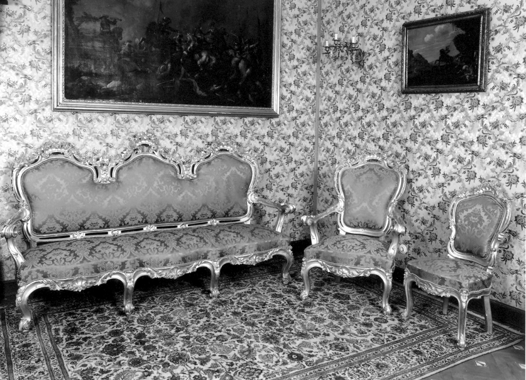 salotto - produzione napoletana (seconda metà sec. XIX)