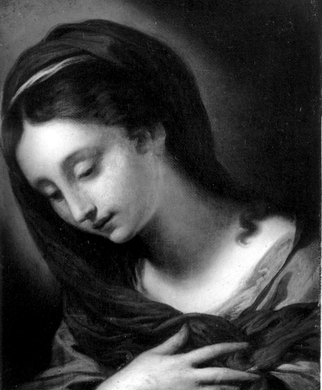 Madonna annunciata (dipinto) di Franchi Antonio detto Lucchese (attribuito) (seconda metà sec. XVII)