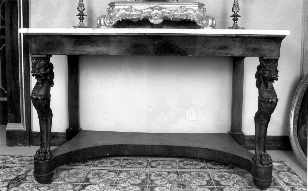 tavolo da muro, serie - produzione italiana (prima metà sec. XIX)