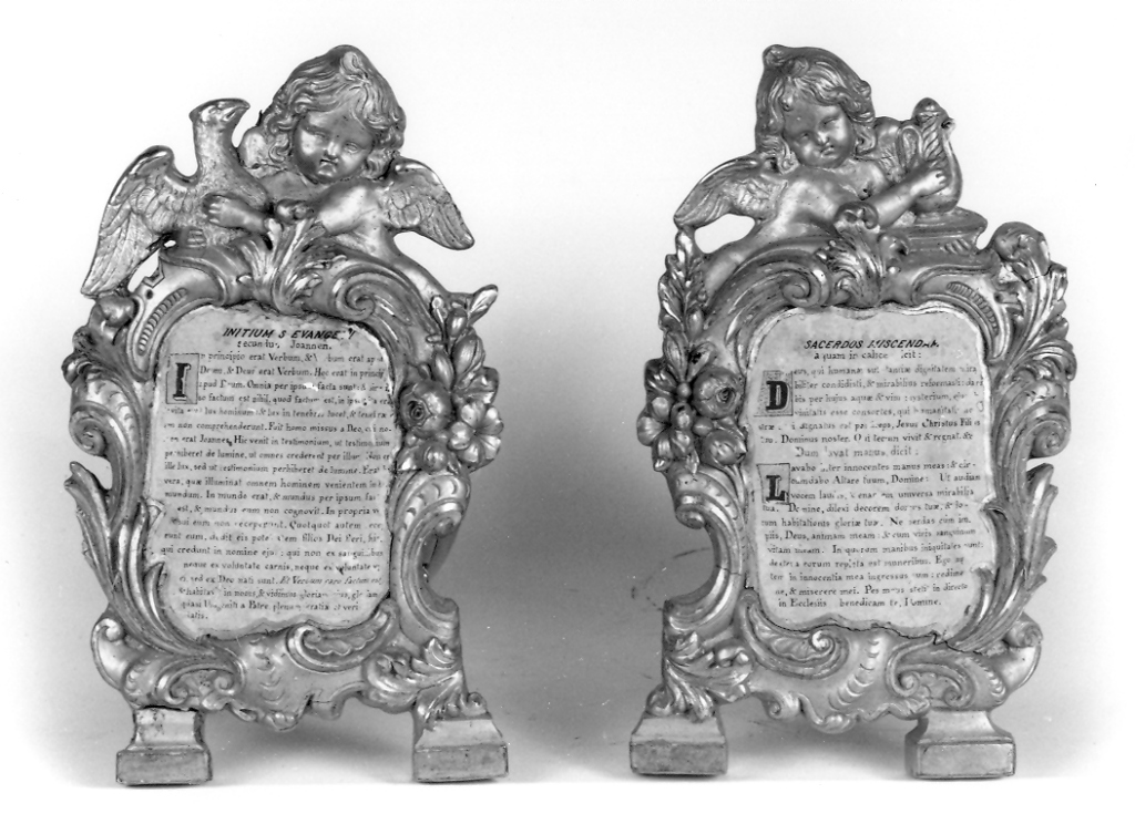 cartagloria, coppia - produzione italiana (seconda metà sec. XIX)