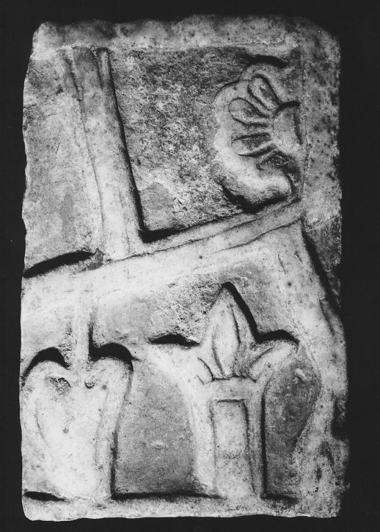 pluteo, frammento - ambito laziale (fine/inizio secc. IX/ X)