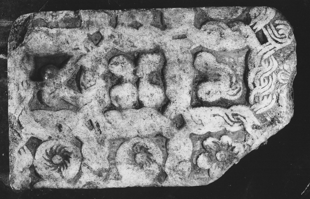 pluteo, frammento - ambito laziale (inizio sec. IX)