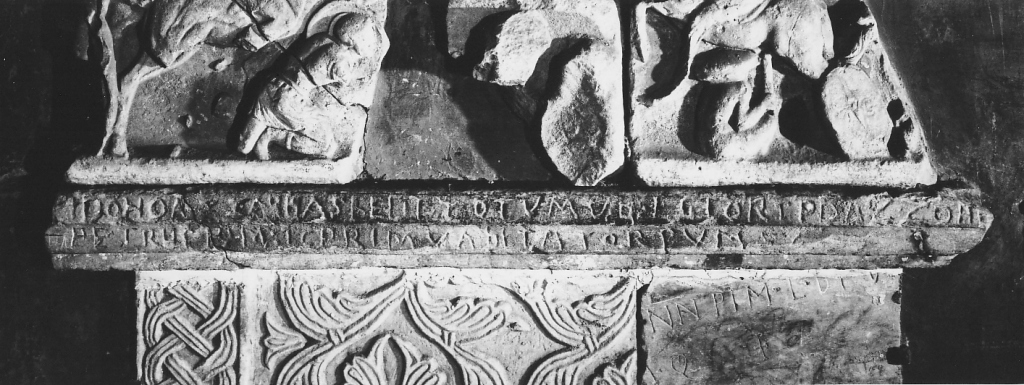 cornice, frammento - ambito laziale (fine/inizio secc. XI/ XII)