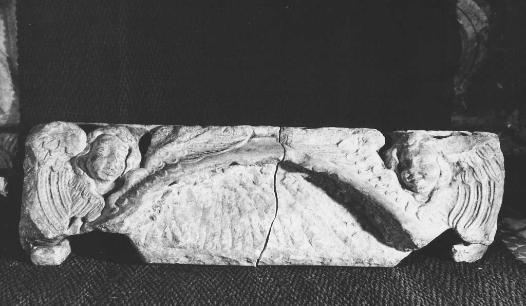 transenna, frammento - ambito viterbese (sec. XII)