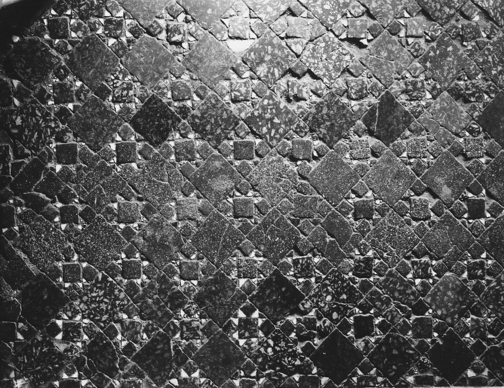 pavimento - ambito romano (fine/inizio secc. XII/ XIII)