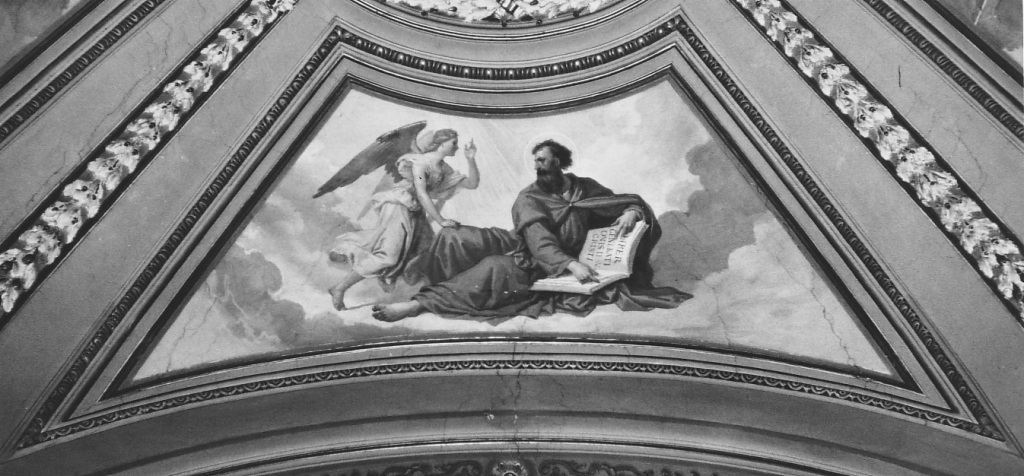 San Matteo Evangelista (dipinto) di Fontana fratelli (sec. XIX)