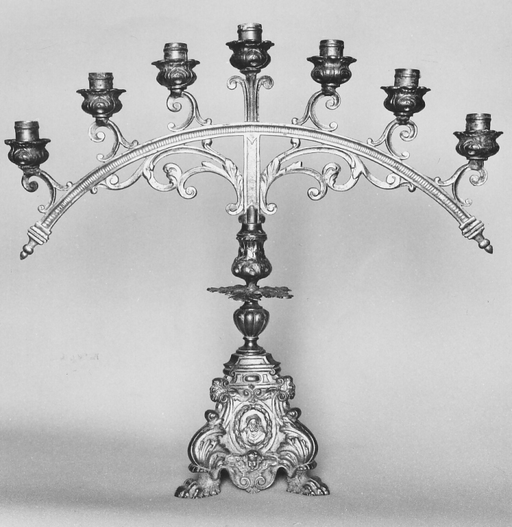 candelabro - ambito laziale (fine sec. XIX)