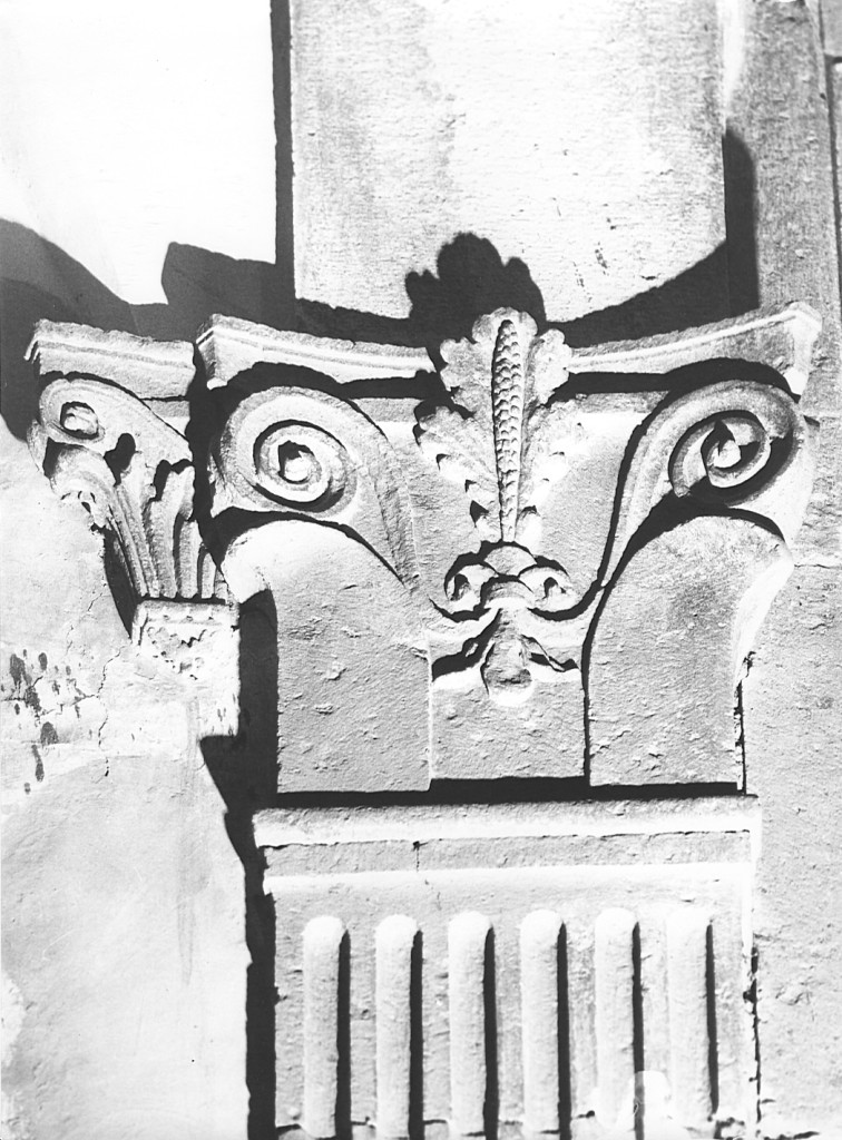 mensola architettonica - ambito laziale (fine/inizio secc. XV/ XVI)