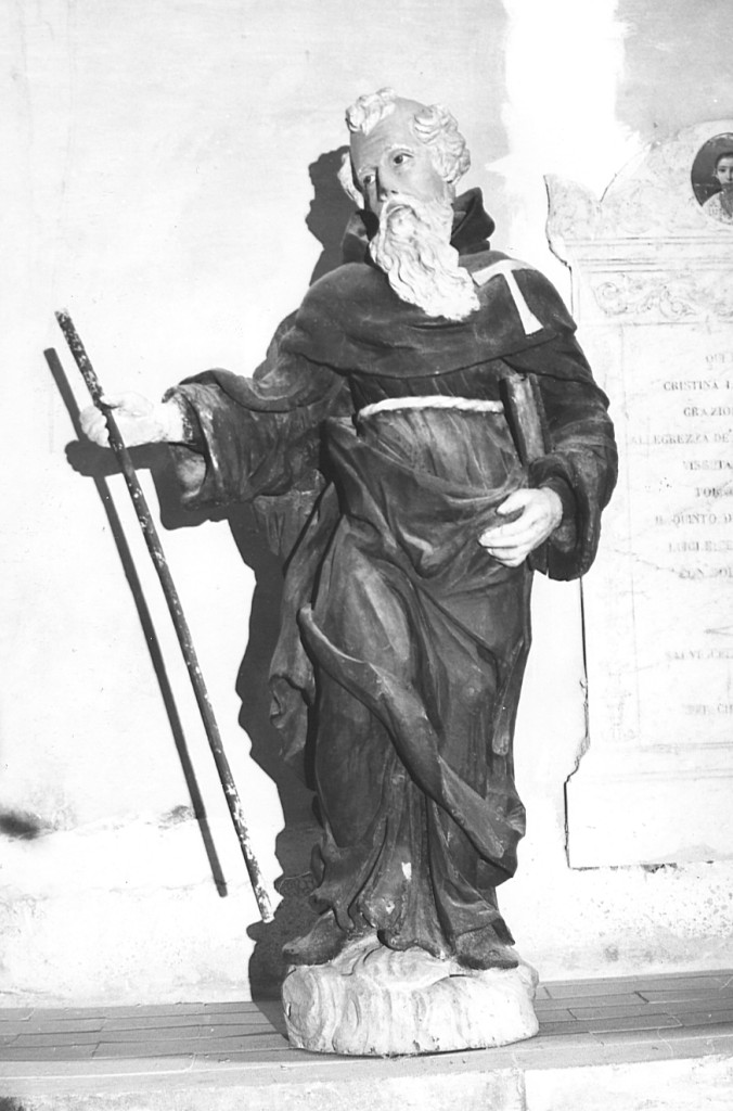 Sant'Antonio Abate (statuetta devozionale) - ambito laziale (sec. XVIII)