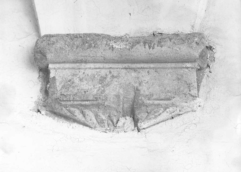 mensola architettonica, serie - ambito laziale (fine/inizio secc. XV/ XVI)