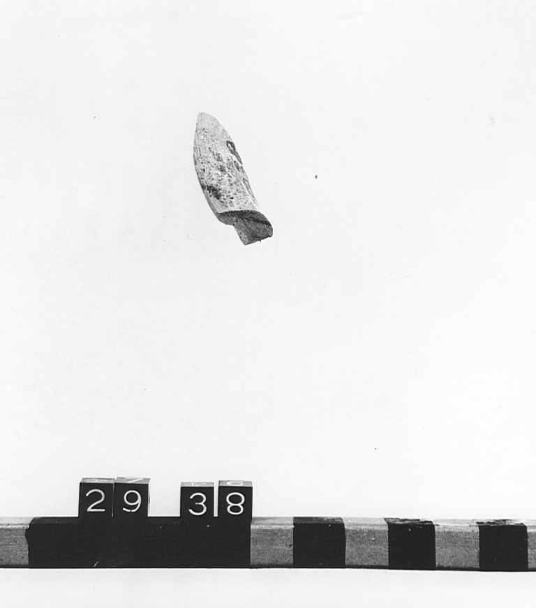 olla, frammento - ambito laziale (secc. VII/ X)