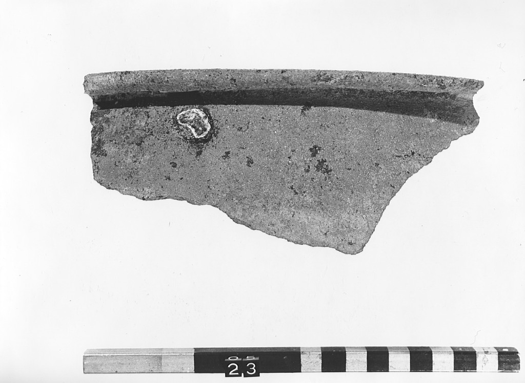 scodella, frammento - ambito laziale (secc. XII/ XIII)