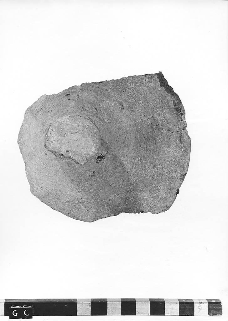 coperchio, frammento - ambito laziale (secc. XIII/ XIV)