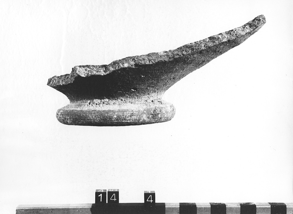 ciotola, frammento - ambito laziale (secc. XIII/ XIV)