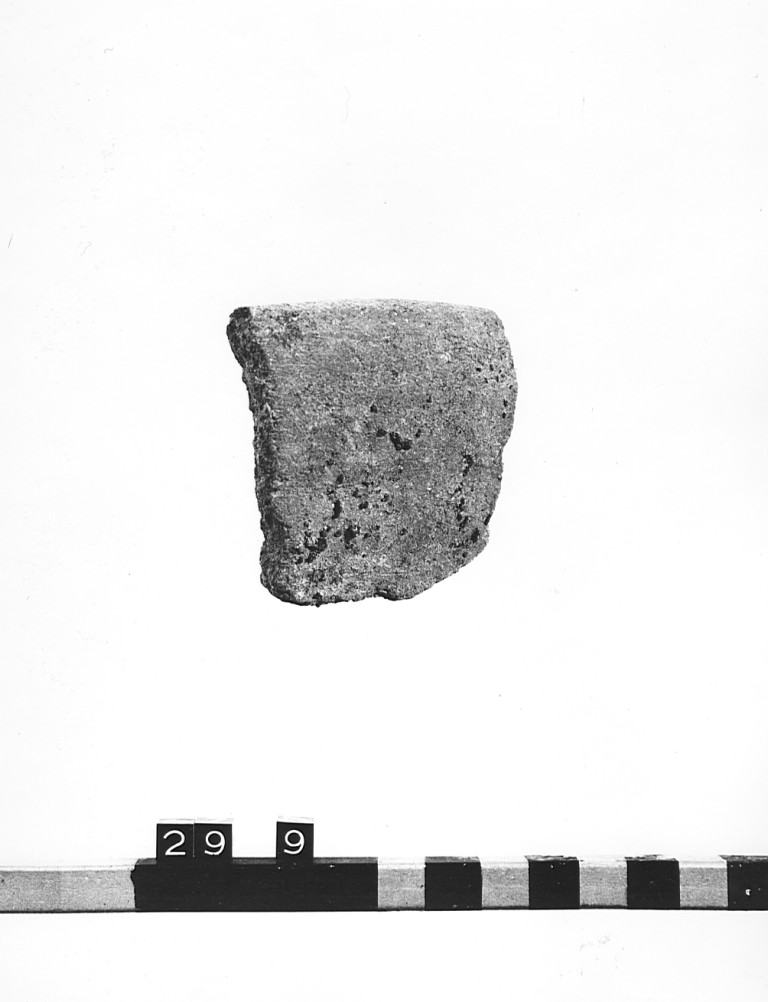 ciotola, frammento - ambito laziale (secc. XIII/ XIV)